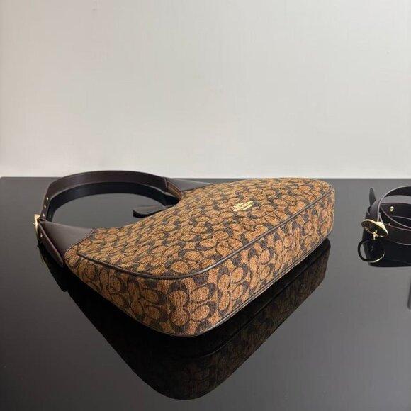 COACH Women's Fabric Leather Shoulder Bag, size 37*21*7 cm - Picture 4 of 8